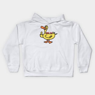 duck you Kids Hoodie